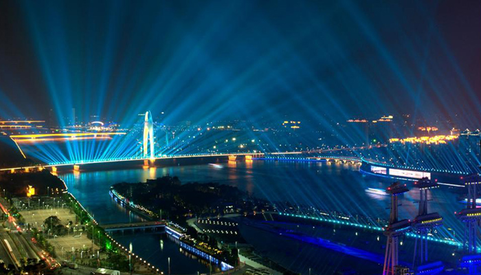 廣州亞運會閉幕式珠江兩岸2