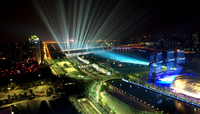 廣州亞運會閉幕式珠江兩岸1