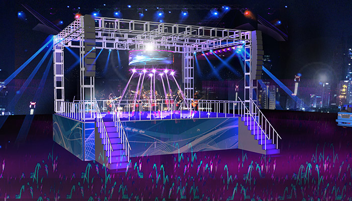 音樂會(huì)四面舞臺